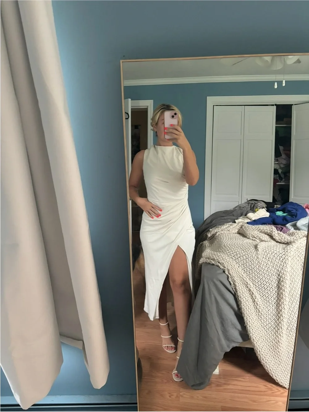 Abercrombie Cream Maxi Dress NWT